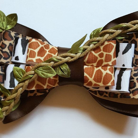 Handmade Adventureland  Inspired Disney Hair Bow - Picture 2 of 3
